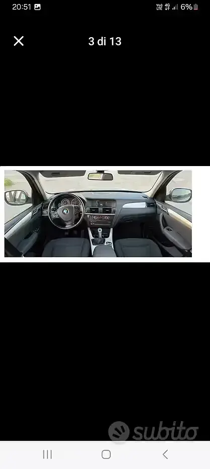 Usata BMW X3 184 CV (135 kW) 2011 Grigio SUV