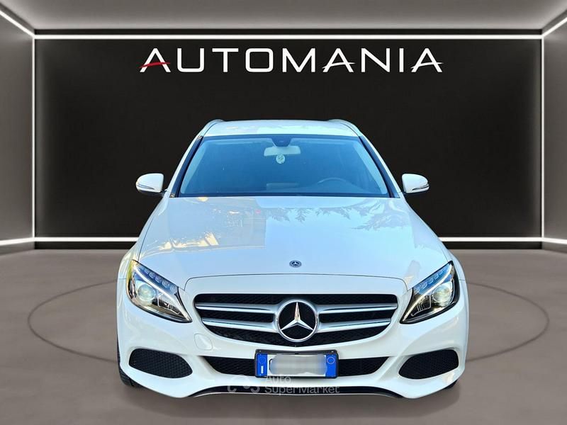 Usata Mercedes C180 Business 116 CV (85 kW) 2016 Bianco Station wagon