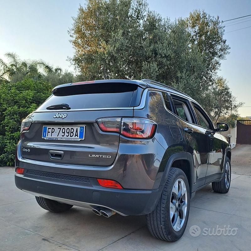 Usata Jeep Compass Limited 140 CV (102 kW) 2018 Grigio SUV