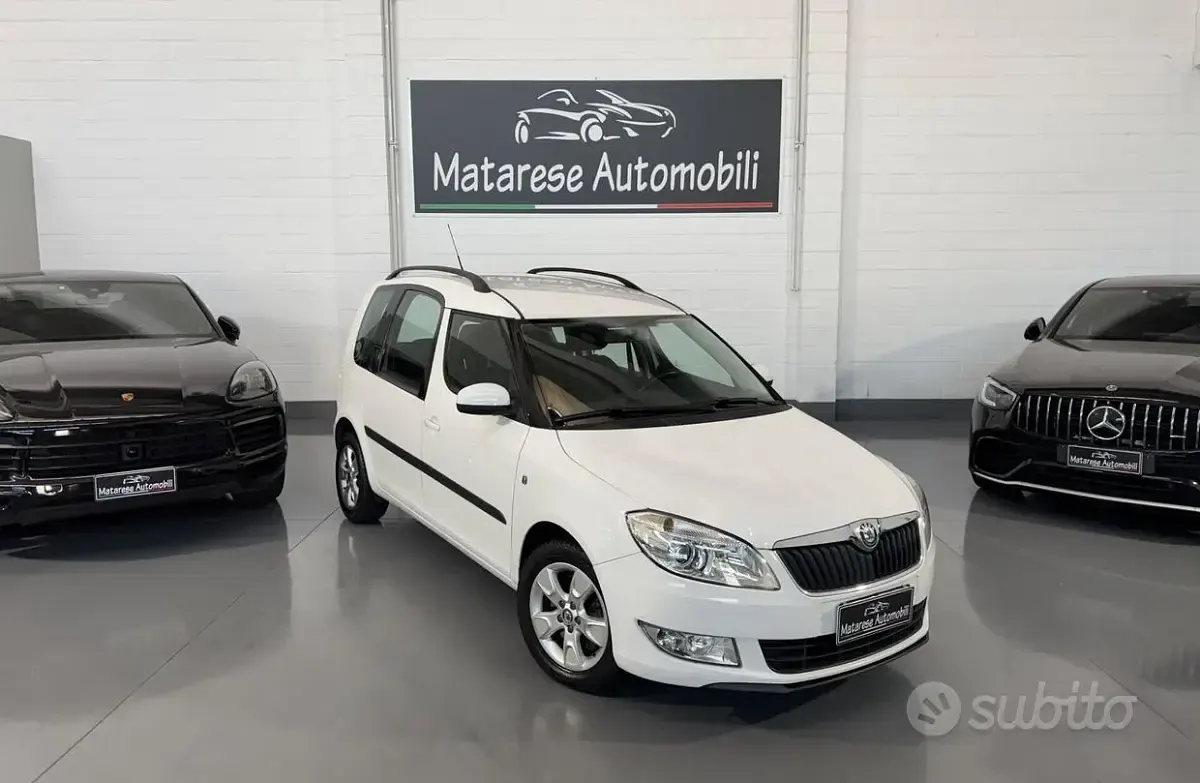 Usata Skoda Roomster 105 CV (77 kW) 2011 Bianco Monovolume