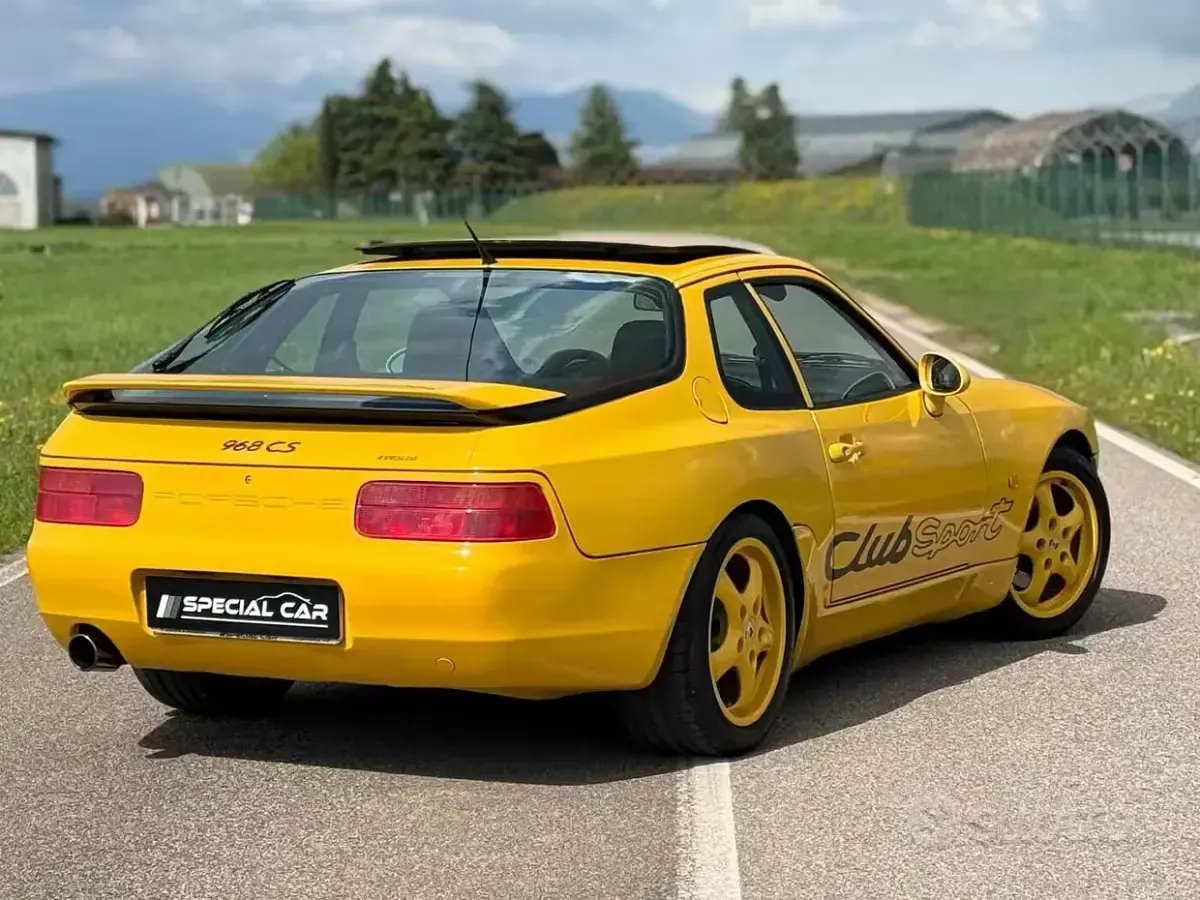 Usata Porsche 968 Club Sport 241 CV (177 kW) 1993 Giallo Coupé