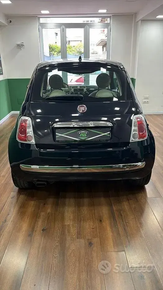 Usata Fiat 500 Lounge 95 CV (69 kW) 2010 Blu Berlina
