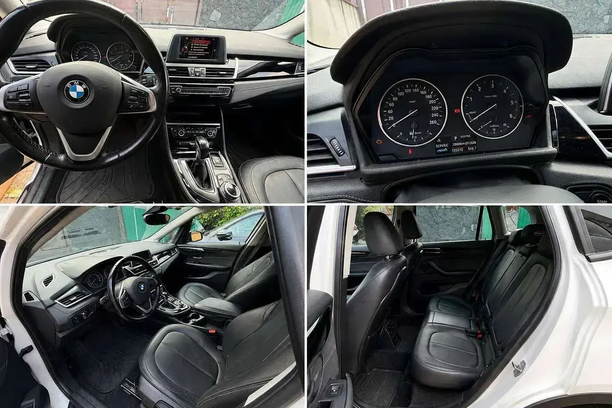 Usata BMW 218 Active Tourer Luxury Line 150 CV (110 kW) 2017 Bianco Monovolume