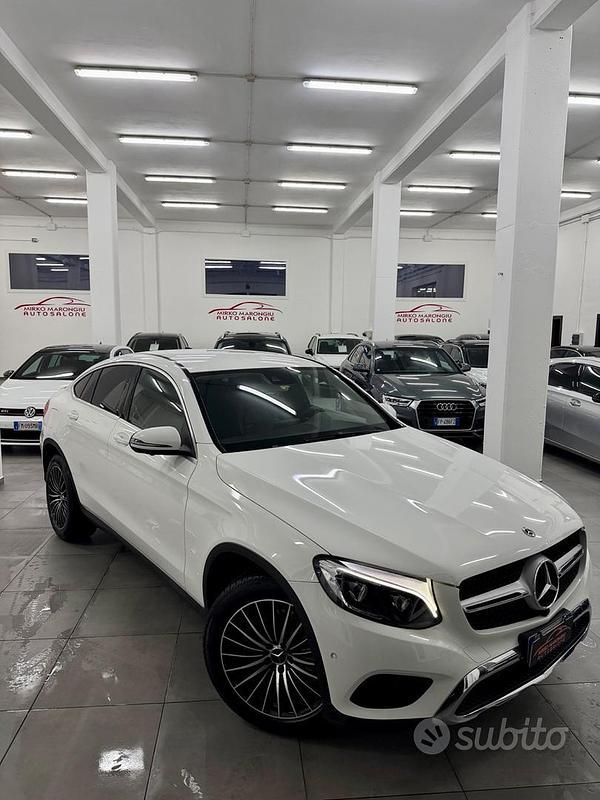 Usata Mercedes GLC250 Premium 204 CV (150 kW) 2019 Bianco Coupé