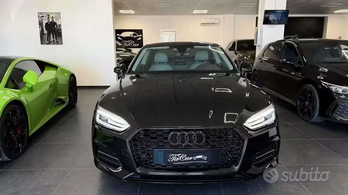 Usata Audi A5 Sport 190 CV (139 kW) 2017 Nero Coupé
