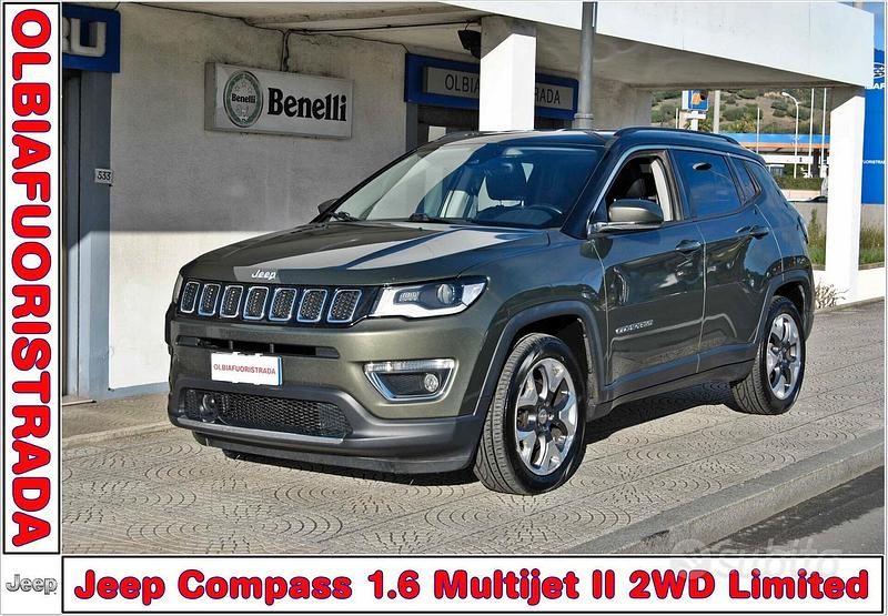 Usata Jeep Compass Limited 119 CV (87 kW) 2018 Verde SUV