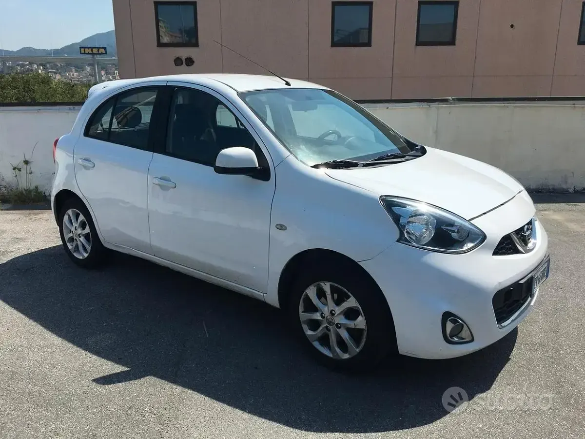 Usata Nissan Micra Acenta 80 CV (58 kW) 2014 Bianco Utilitaria