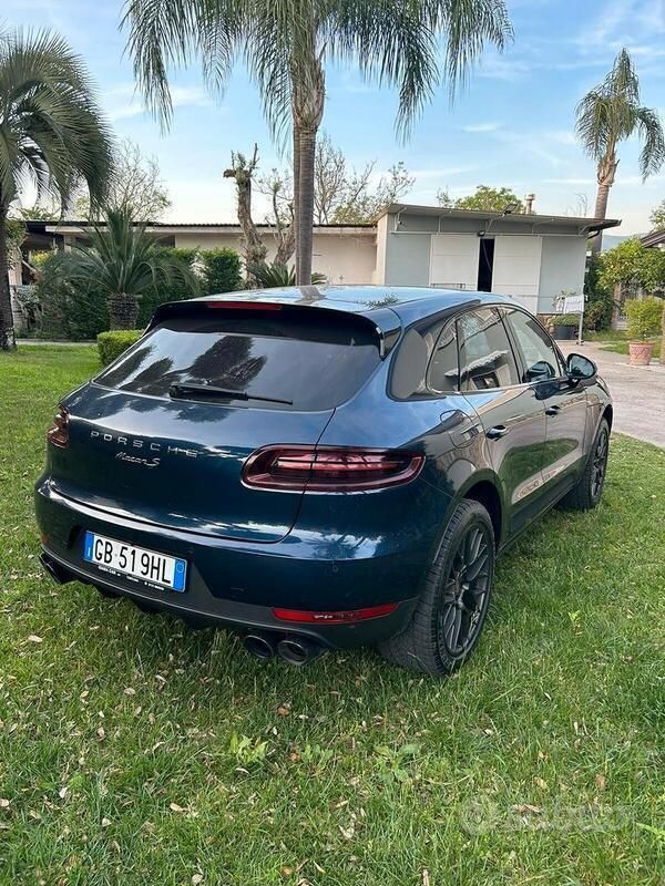 Usata Porsche Macan 250 CV (183 kW) 2015 Blu SUV