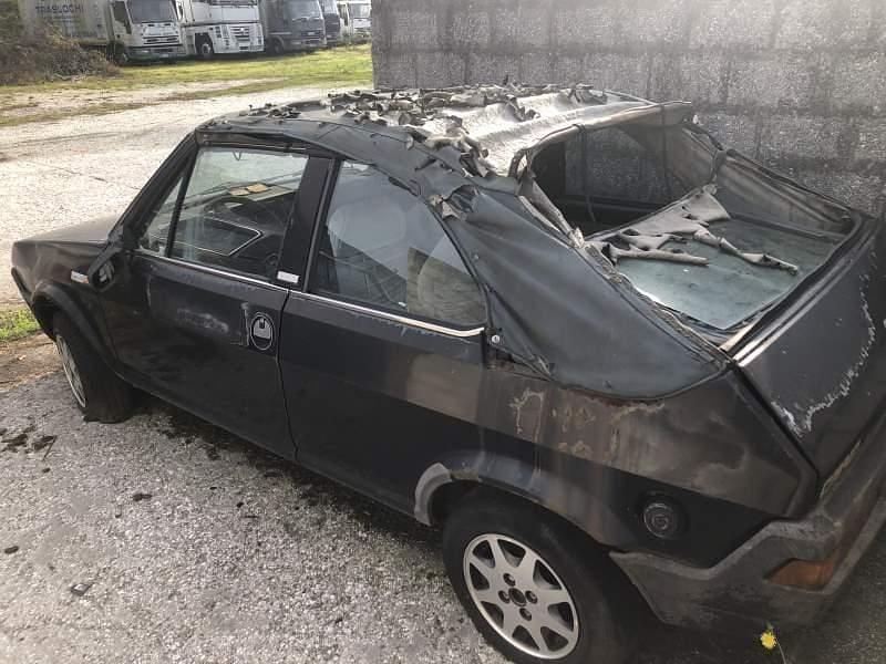 Usata Fiat Ritmo S 85 CV (62 kW) 1982 Nero Cabrio