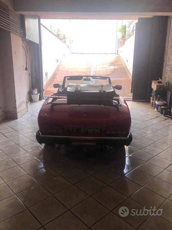 Usata Fiat 124 Spider 1982 Rosso Cabrio