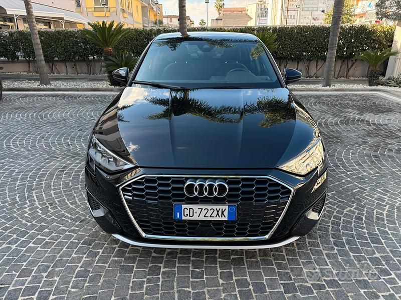 Usata Audi A3 Sportback Advanced 150 CV (110 kW) 2021 Nero Utilitaria