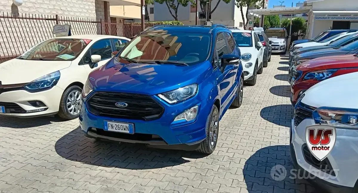 Usata Ford Ecosport ST-Line 125 CV (91 kW) 2018 Blu SUV