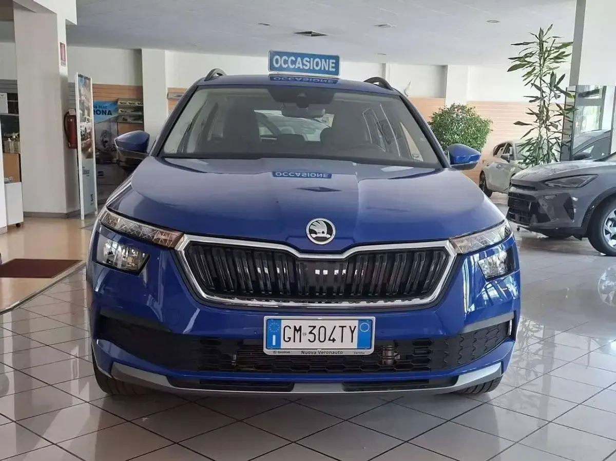 Usata Skoda Kamiq Ambition 95 CV (69 kW) 2023 Blu/azzurro SUV