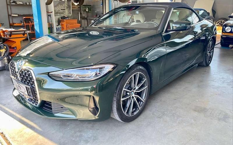 Usata BMW 420 M Sport 184 CV (135 kW) 2022 Verde Cabrio