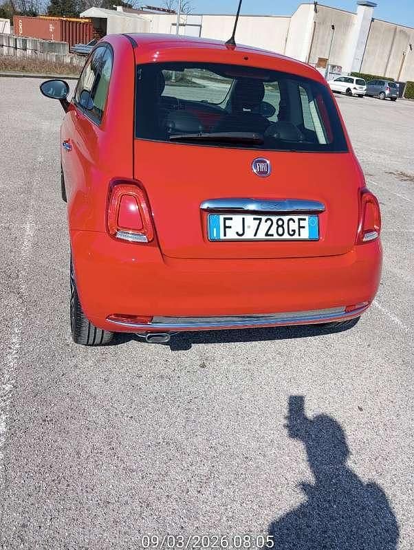 Usata Fiat 500 Lounge 69 CV (50 kW) 2017 Rosso Utilitaria