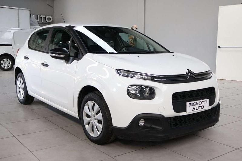 Usata Citroën C3 Live 75 CV (55 kW) 2018 Bianco Utilitaria