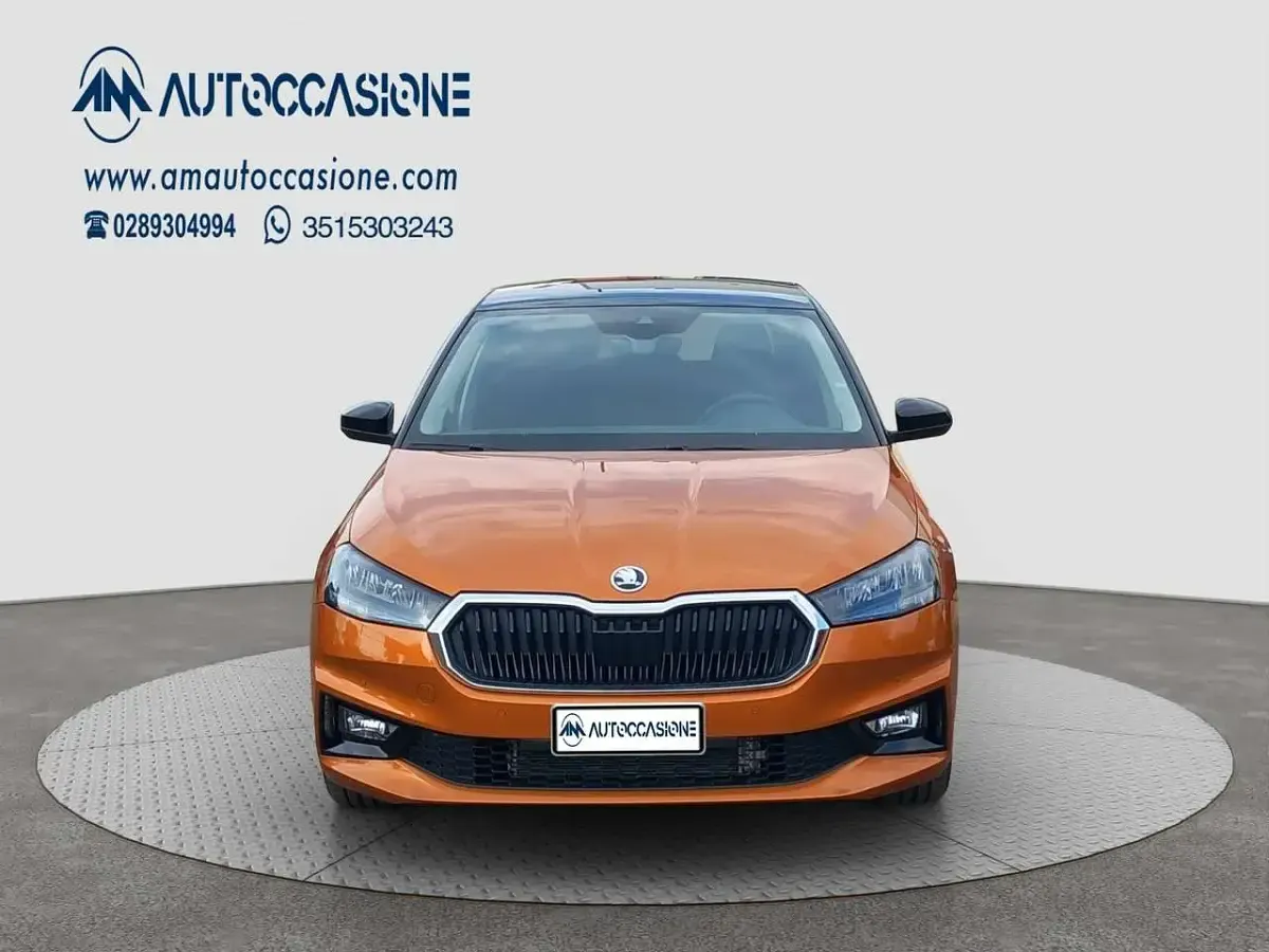 Usata Skoda Fabia Selection 116 CV (85 kW) 2025 Arancione Utilitaria