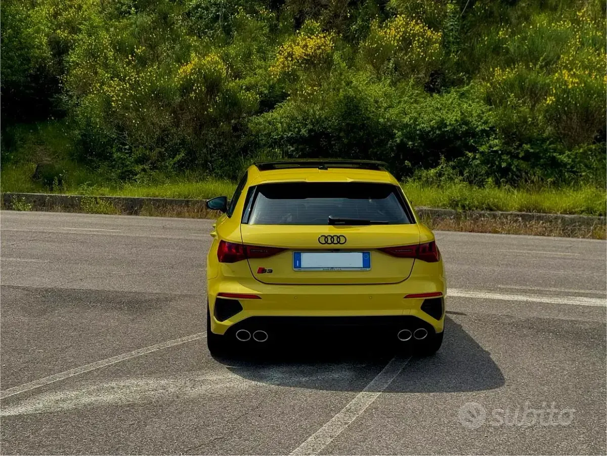 Usata Audi S3 Sport 310 CV (228 kW) 2021 Giallo Berlina