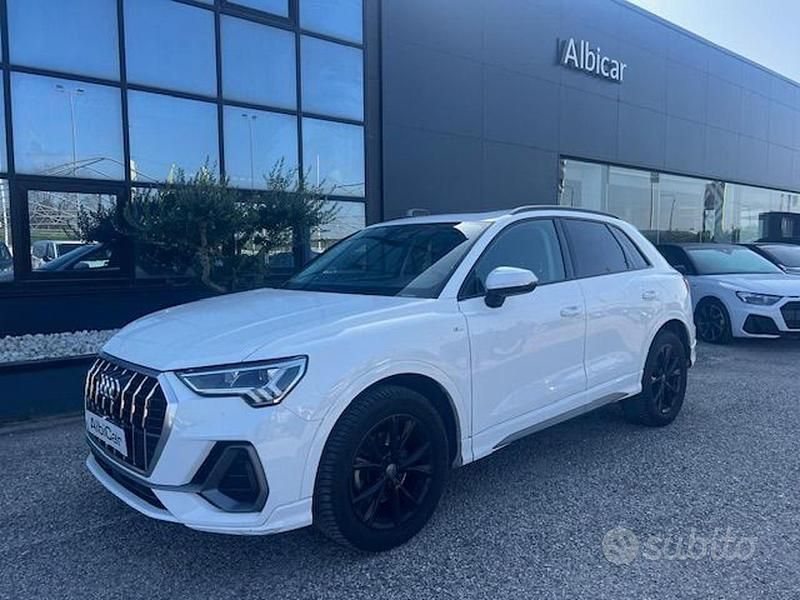 Usata Audi Q3 S-Line 150 CV (110 kW) 2019 Bianco SUV