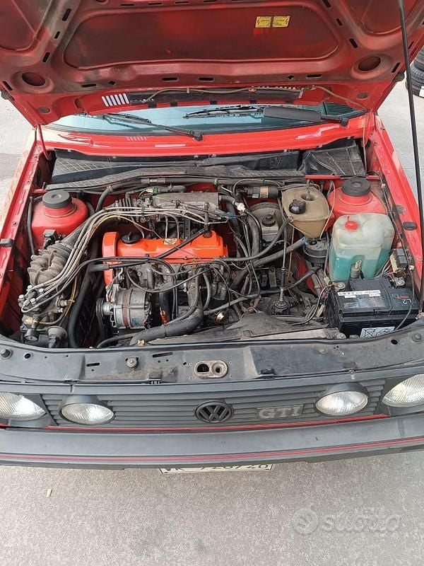 Usata VW Golf II GTI 1985 Rosso Utilitaria