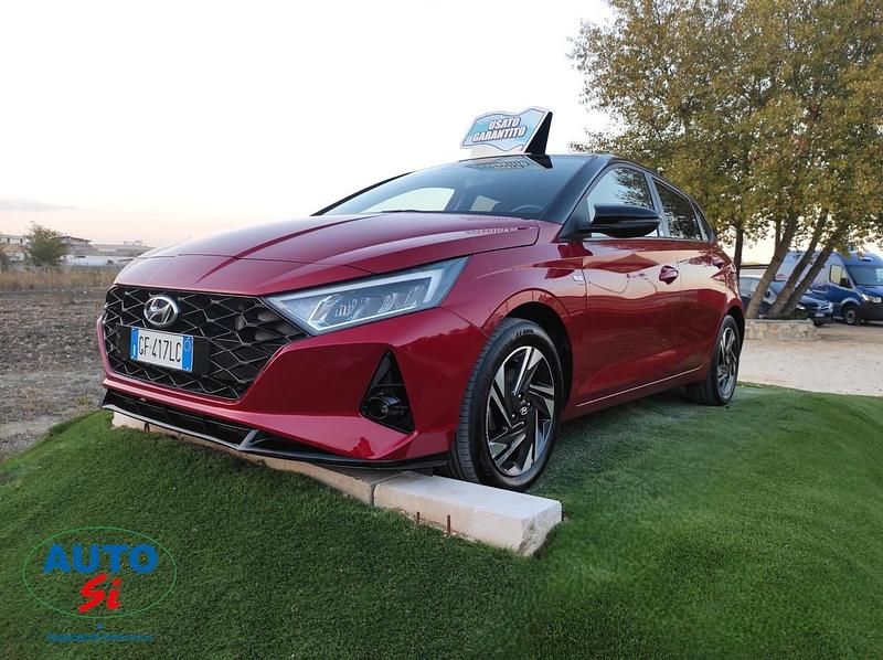 Usata Hyundai i20 100 CV (73 kW) 2021 Rosso Utilitaria