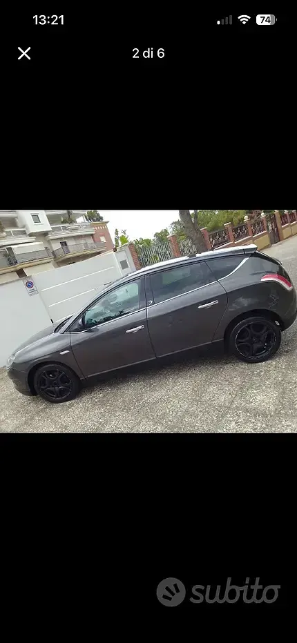 Usata Lancia Delta 120 CV (88 kW) 2014 Grigio Utilitaria