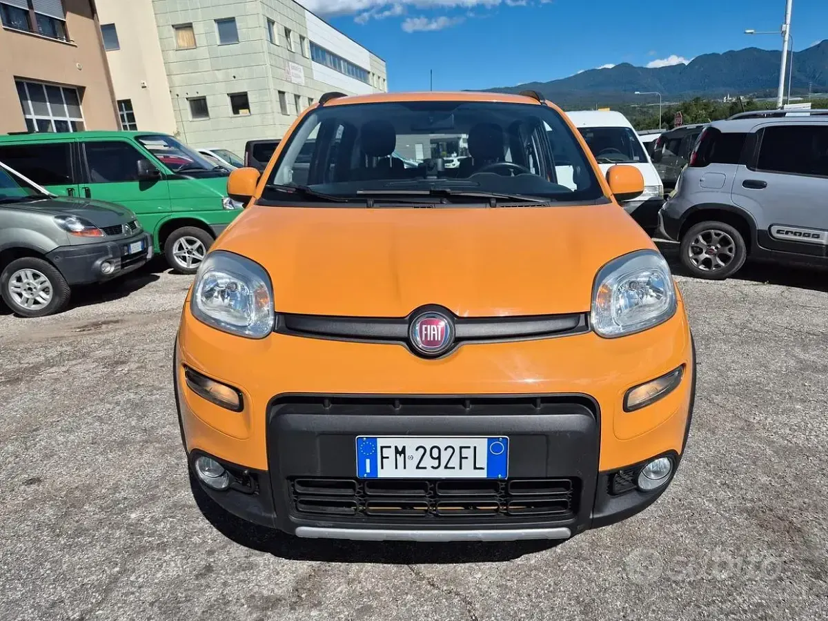 Usata Fiat Panda 4x4 Trekking 85 CV (62 kW) 2017 Arancione Utilitaria