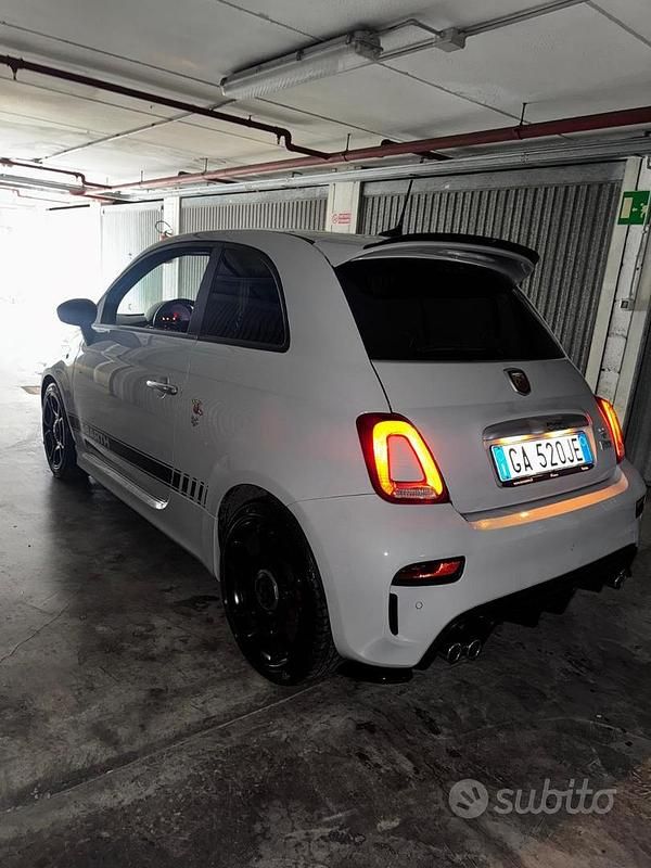 Usata Abarth 595 Pista 165 CV (121 kW) 2020 Bianco Utilitaria