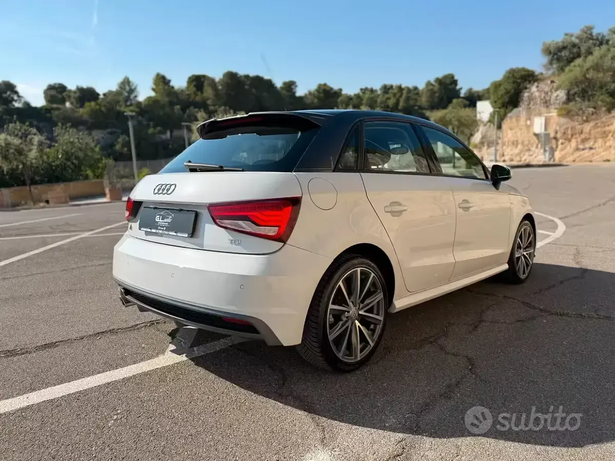 Usata Audi A1 S-Line 90 CV (66 kW) 2018 Bianco Berlina