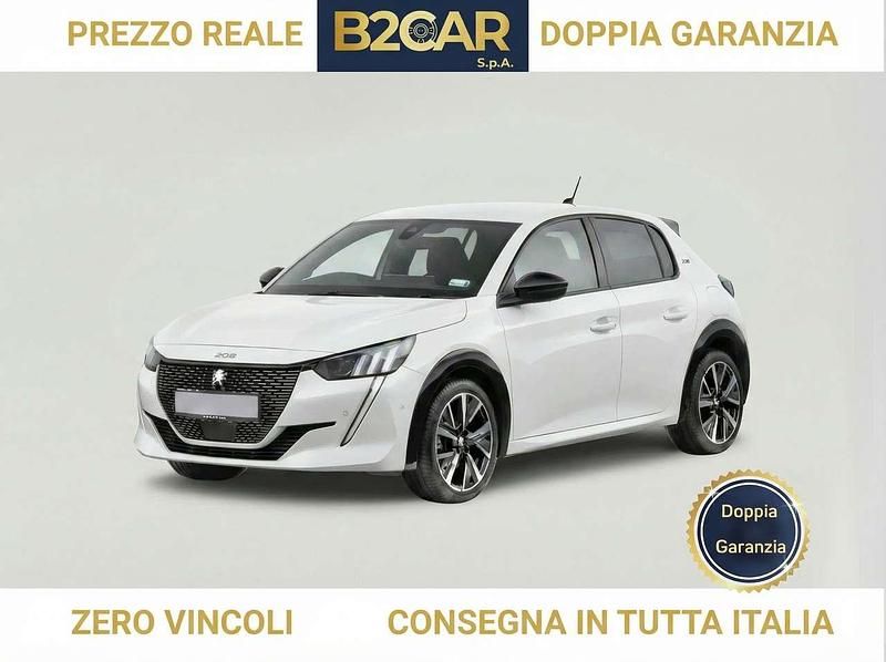 Usata Peugeot e-208 Active 100 kW (136 CV) 2020 Bianco Utilitaria