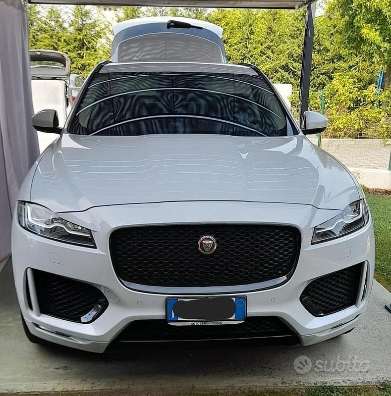 Bianco Usata 2020 Jaguar F-Pace SUV | 24.900 € (Buon prezzo) - Immagine 1/4