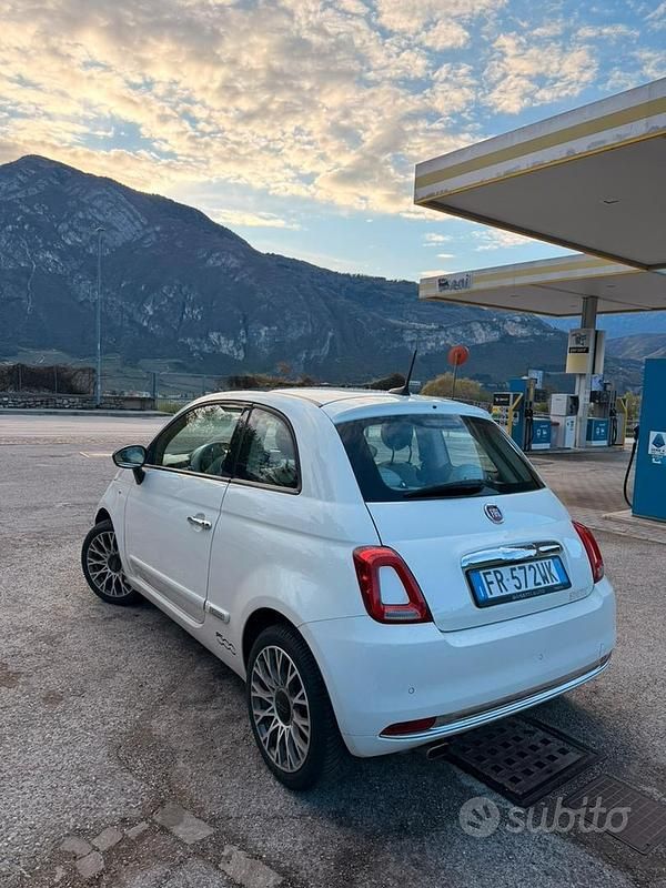 Usata Fiat 500 69 CV (50 kW) 2018 Bianco Utilitaria