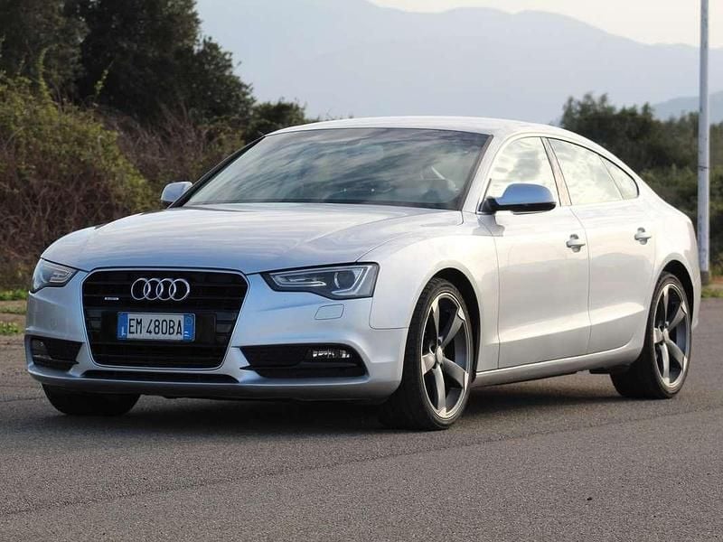 Usata Audi A5 245 CV (180 kW) 2012 Argento Coupé