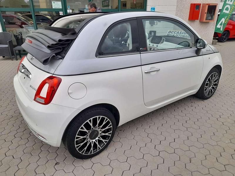Usata Fiat 500C Dolcevita 69 CV (50 kW) 2021 Bianco Cabrio