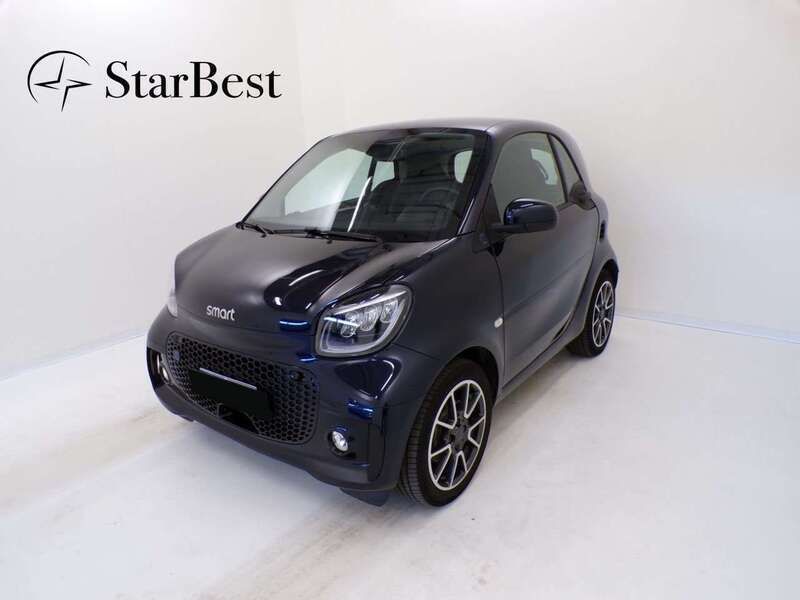Blu metallizzato saphir blue Usata 2022 Smart ForTwo Electric Drive Prime Coupé | 17.900 € (Molto cara) - Immagine 1/4