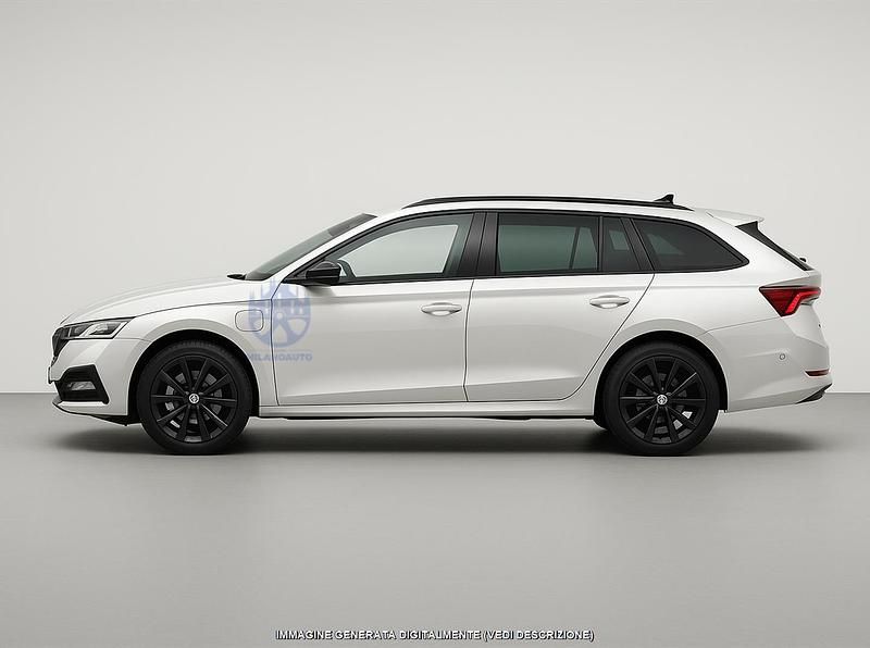 Usata Skoda Octavia SportLine 204 CV (150 kW) 2022 Bianco Station wagon