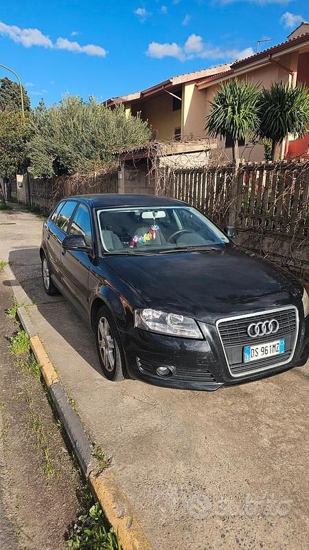 Usata Audi A3 105 CV (77 kW) 2008 Nero Utilitaria