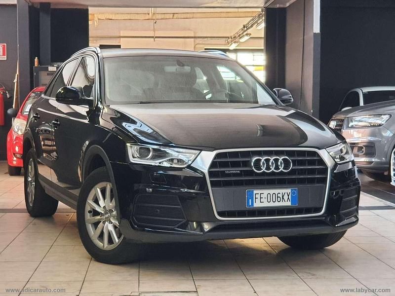 Nero Usata 2016 Audi Q3 SUV | 16.990 € (Buon prezzo) - Immagine 1/4