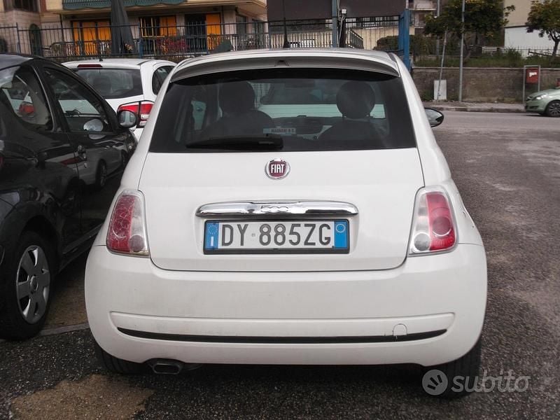 Usata Fiat 500 Sport 69 CV (50 kW) 2009 Bianco Cabrio