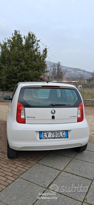Usata Skoda Citigo 60 CV (44 kW) 2014 Bianco Utilitaria