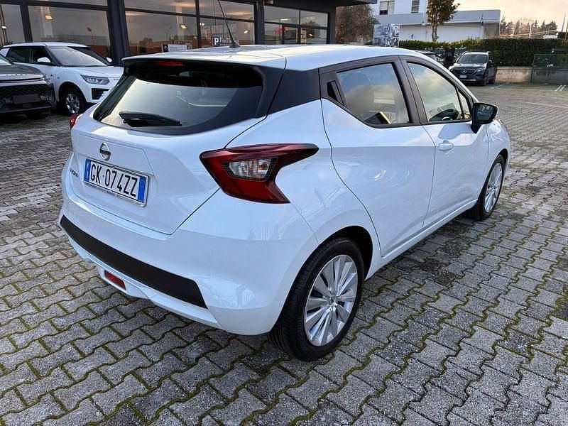 Usata Nissan Micra Acenta 92 CV (67 kW) 2022 Bianco Utilitaria