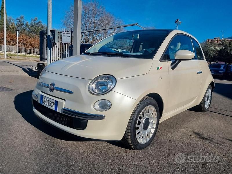 Usata Fiat 500 Lounge 69 CV (50 kW) 2009 Bianco Berlina