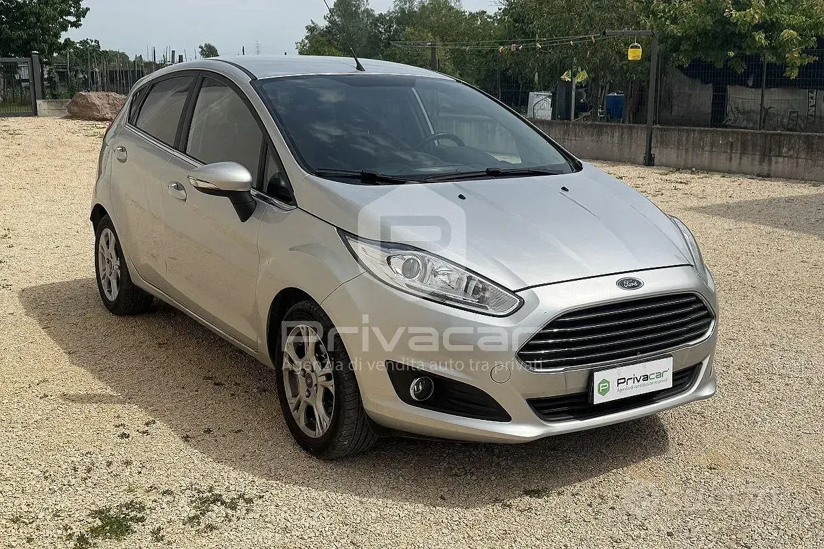 Usata Ford Fiesta Titanium 75 CV (55 kW) 2017 Grigio Utilitaria