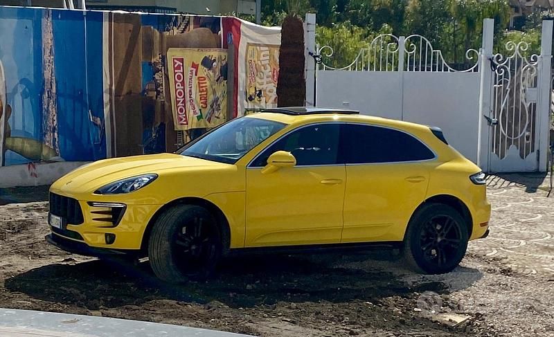 Usata Porsche Macan S 250 CV (183 kW) 2015 Giallo SUV