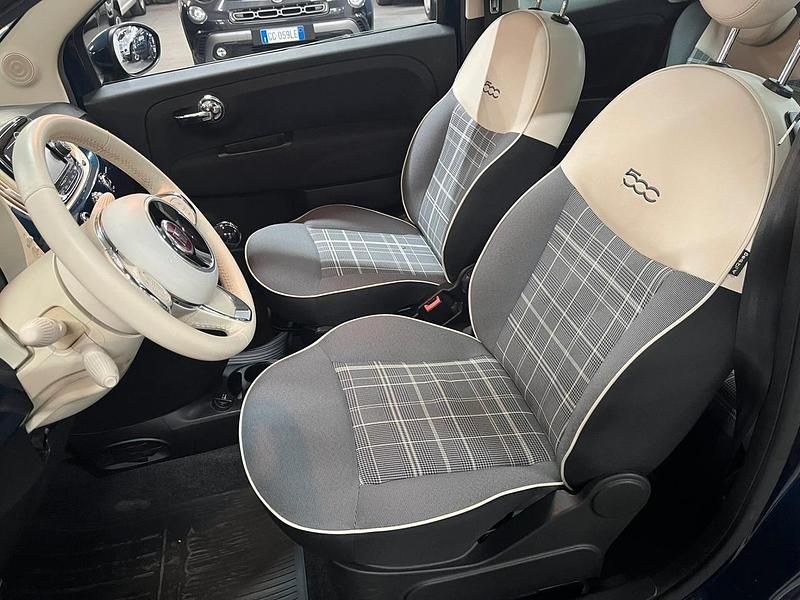Usata Fiat 500 Lounge 95 CV (69 kW) 2019 Blu Utilitaria