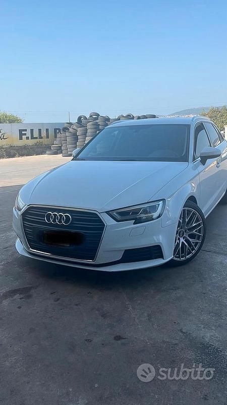 Usata Audi A3 116 CV (85 kW) 2017 Bianco Berlina