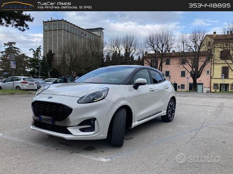 Bianco Usata 2020 Ford Puma ST-Line X SUV | 15.950 € (Buon prezzo) - Immagine 1/4