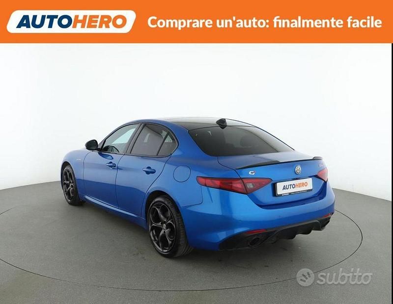 Usata Alfa Romeo Giulia Veloce 280 CV (205 kW) 2022 Blu Berlina