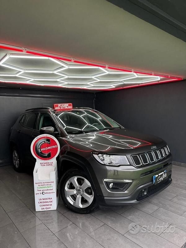 Grigio Usata 2018 Jeep Compass Limited SUV | 11.999 € (Buon prezzo) - Immagine 1/4