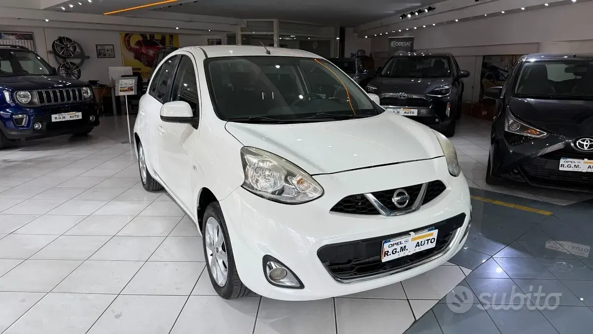 Usata Nissan Micra Acenta 80 CV (58 kW) 2017 Bianco Utilitaria